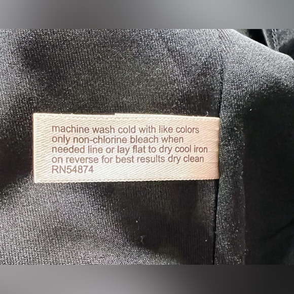 Black, a-line dress with sheath underneath & fun see through net overlay. - Picture 4 of 5